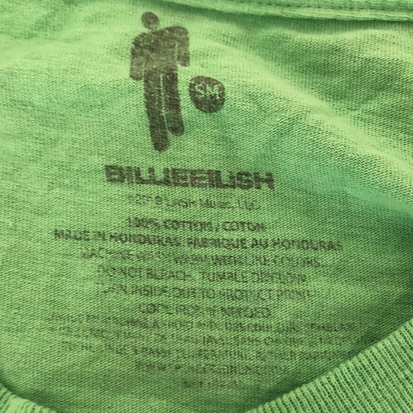 Billie Eilish Long-sleeve Concert Tee Shirt - Picture 5 of 7